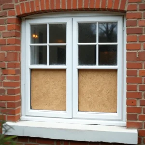 Burglary Damage Boarding Up Bradford