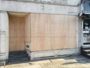 Shopfront Boarding Up Bradford