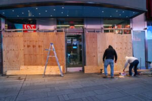 Shopfront Boarding Up Bradford