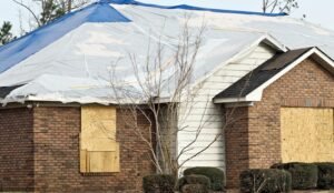Storm Damage Boarding Up Bradford
