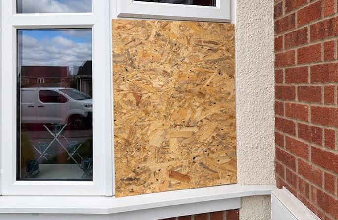 Burglary Damage Boarding Up Bradford
