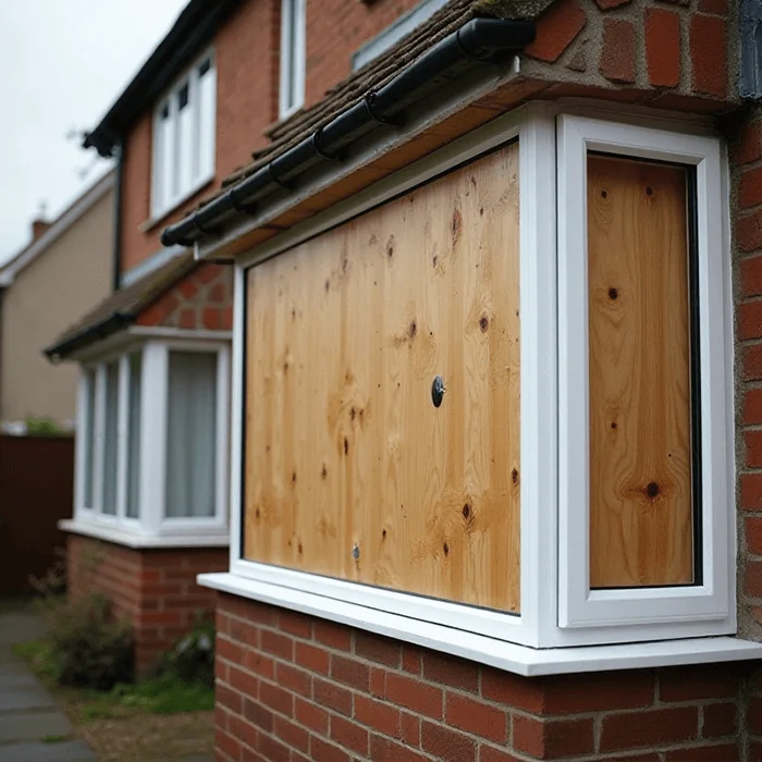 Window Boarding Up Bradford
